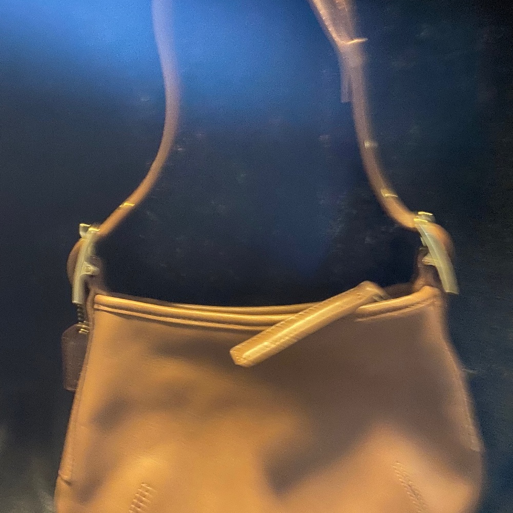 Vintage Coach Tan Shoulder Bag